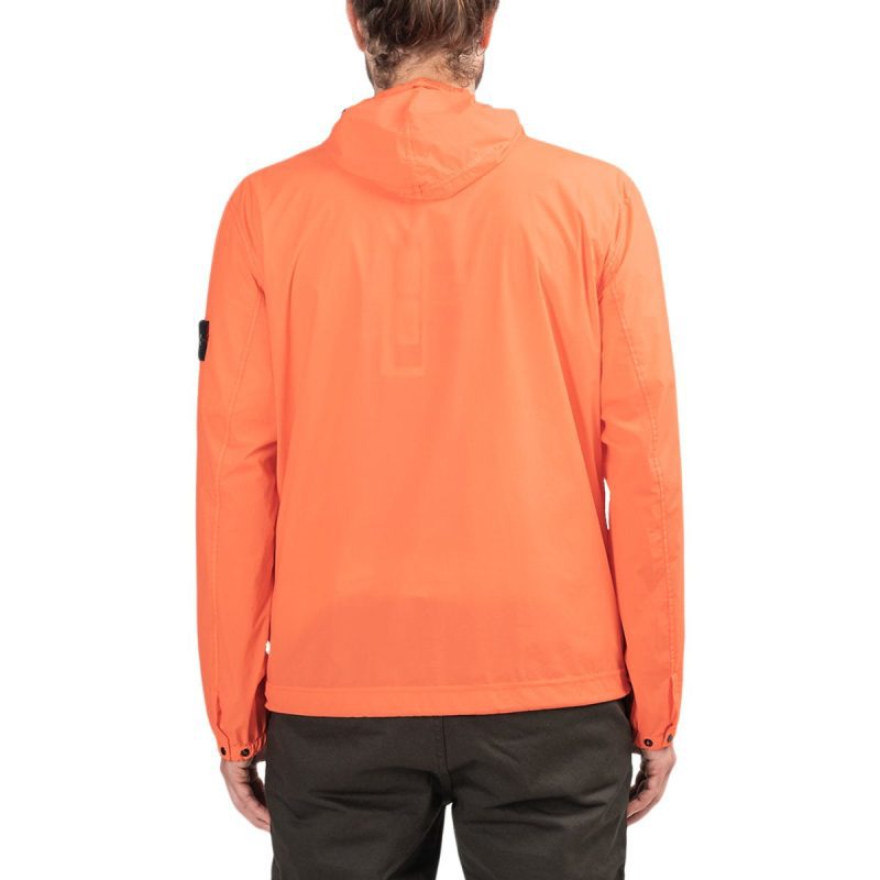 stone island skin touch nylon tc packable jacket orange 355263