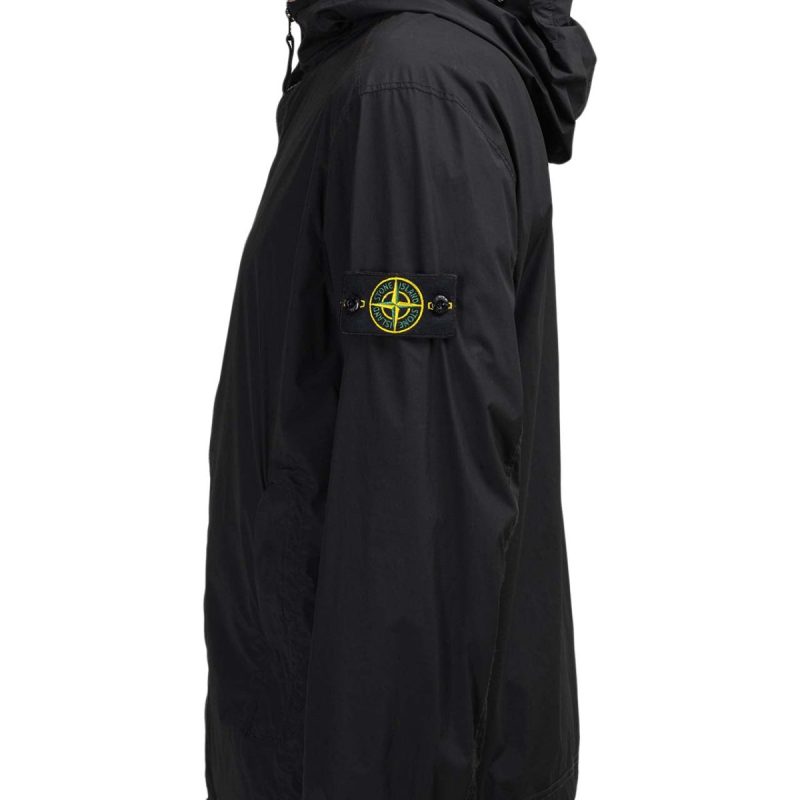 stone island skin touch nylon tc packable jacket schwarz 418554