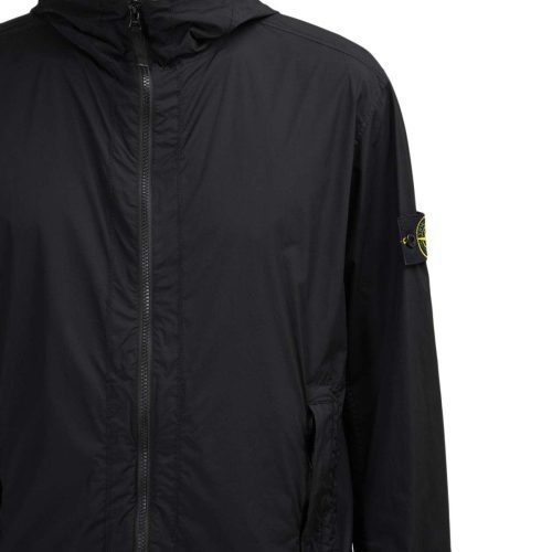 stone island skin touch nylon tc packable jacket schwarz 561211