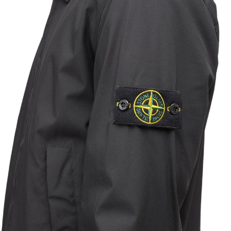 stone island soft shell r primaloft jacket schwarz 413478