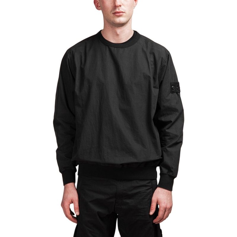 stone island sweat shirt ghost piece schwarz 703527