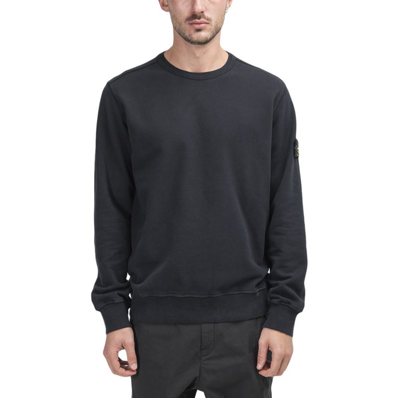 stone island sweat shirt navy 339598