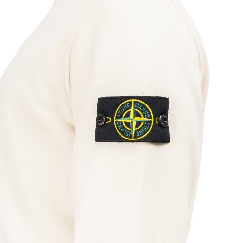 stone island sweatshirt cream 550362