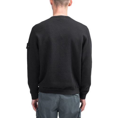 stone island sweatshirt ghost piece schwarz 328192