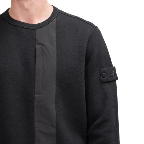 stone island sweatshirt ghost piece schwarz 990847