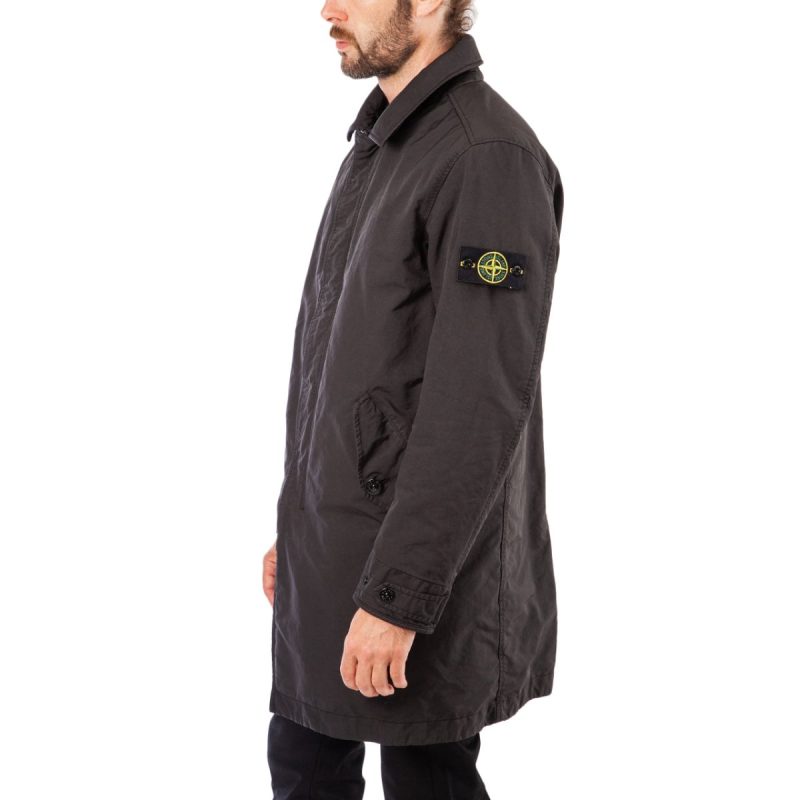 stone island trenchcoat grau 593937