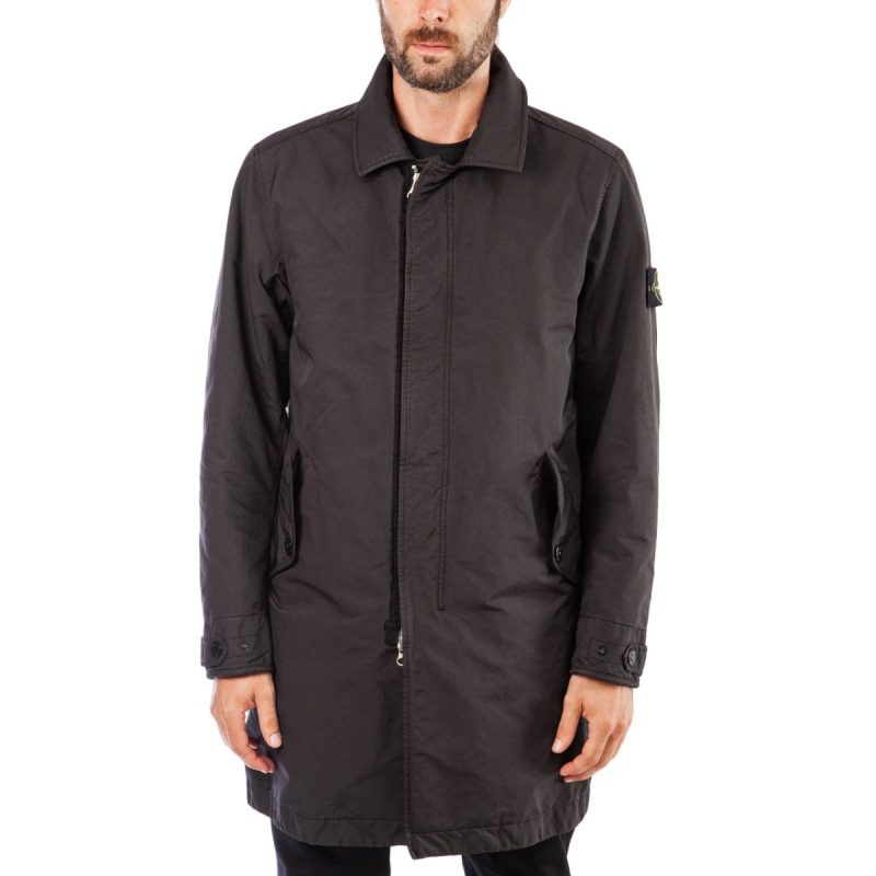 stone island trenchcoat grau 779807