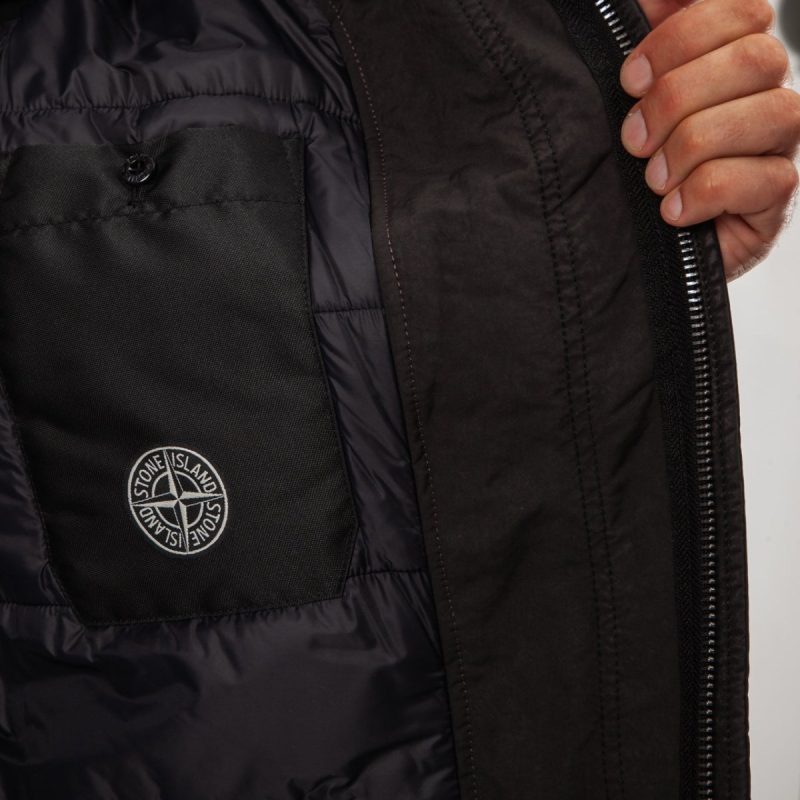 stone island trenchcoat grau 921457