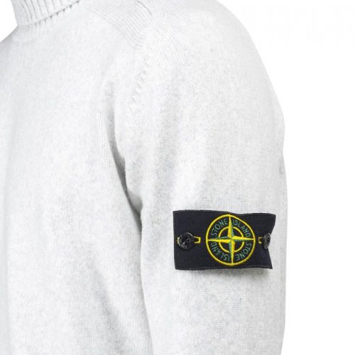 stone island turtleneck pullover grau 601872