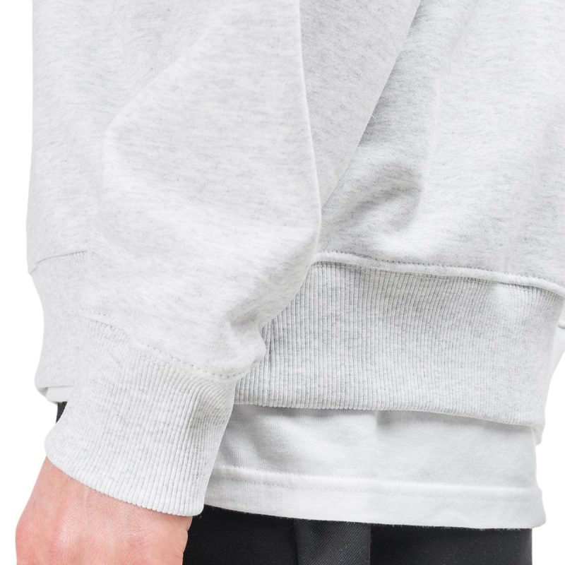 stussy basic crewneck grau 637723