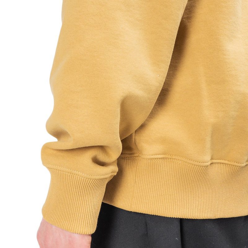 stussy basic hoodie hellbraun 445470