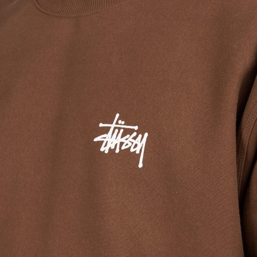 stussy basic stussy crew braun 625220