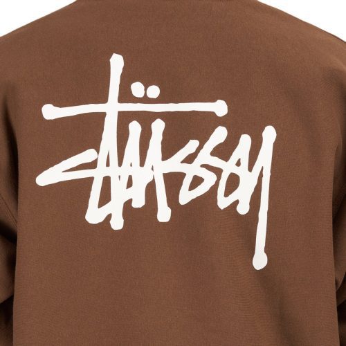 stussy basic stussy crew braun 949448