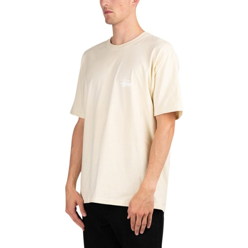 stussy basic stussy tee beige 936071