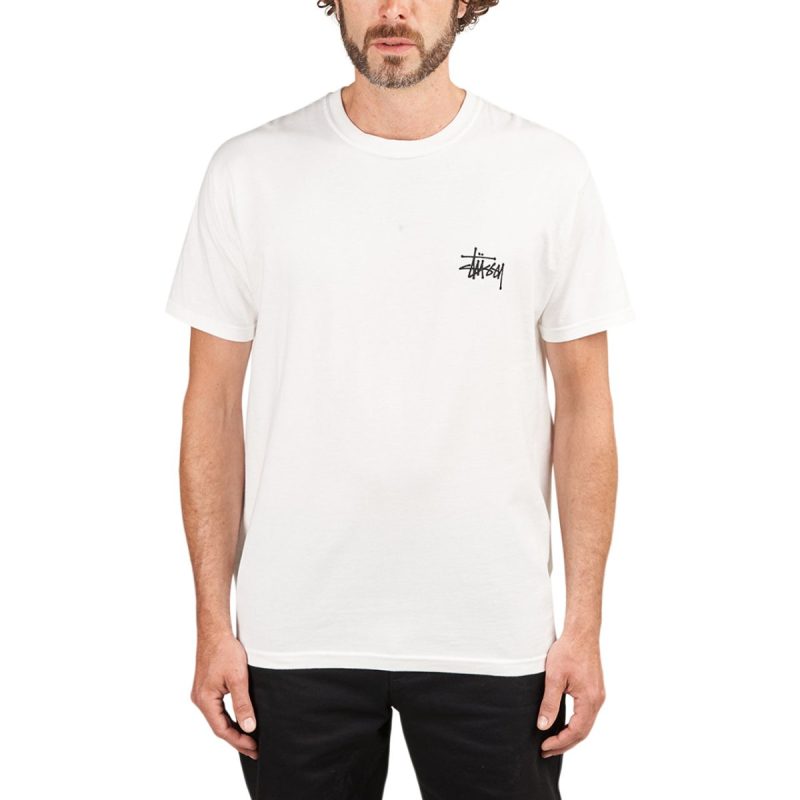 stussy basic tee weiss 722478 63e4ceba d0eb 48e9 9bd1 dd83c6f07307