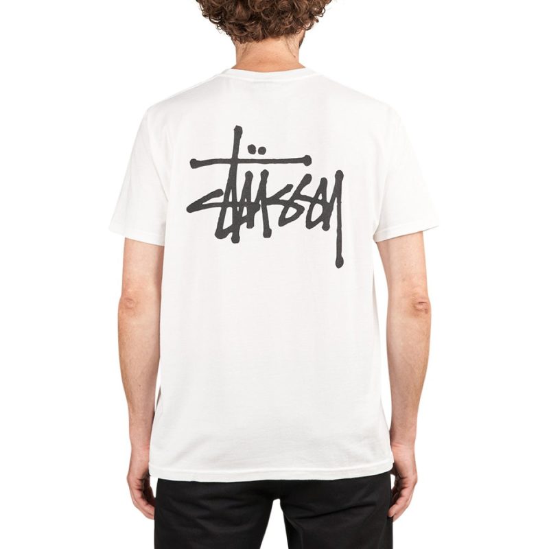 stussy basic tee weiss 822812 7991d90b c68d 4b82 96a9 514b300babc4