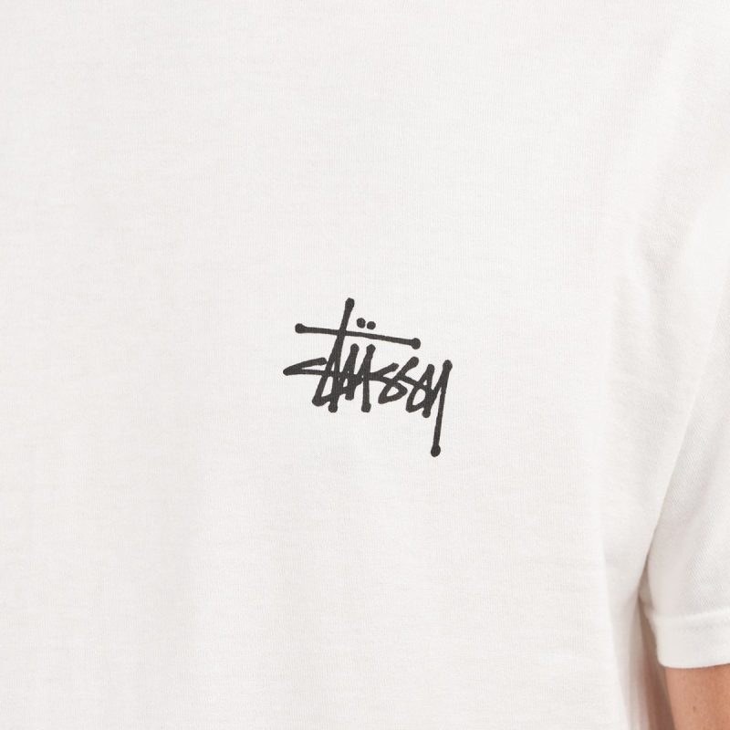 stussy basic tee weiss 839903 031227a5 e80c 4ae0 8c2e cde22812e2a0