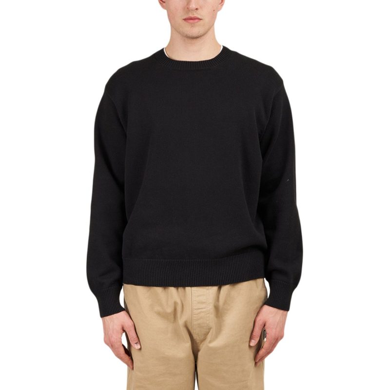 stussy bent crown sweater schwarz 248168