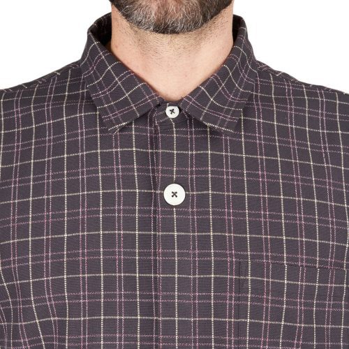 stussy big button plaid ls shirt multi 485151