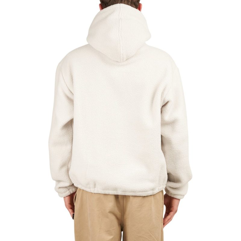 stussy bronson sherpa hood beige 727370