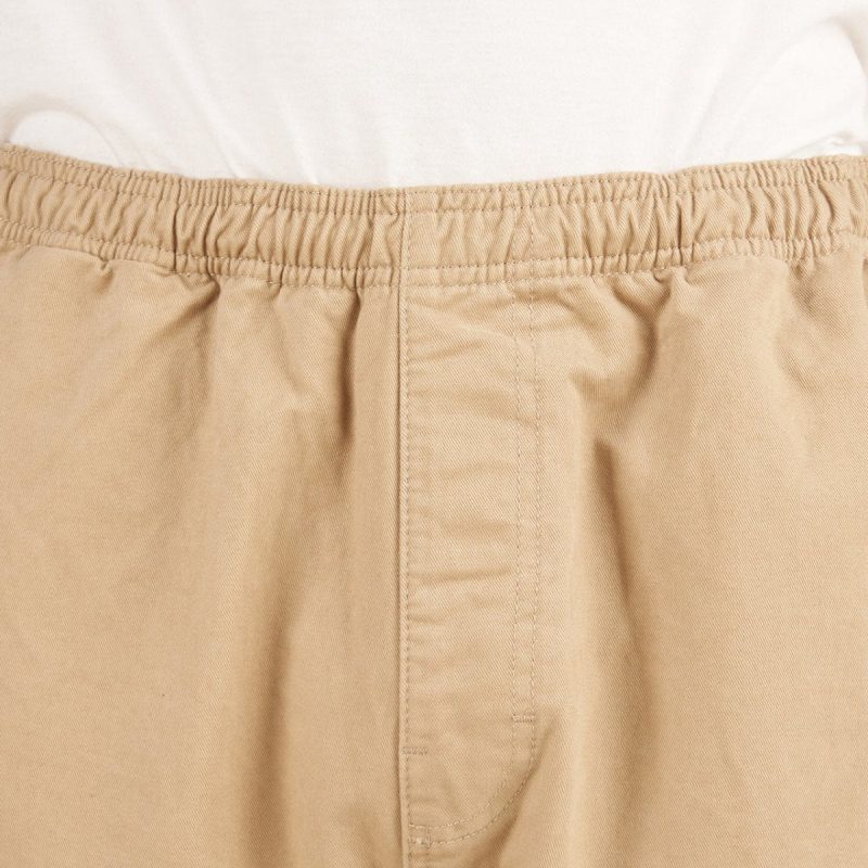 stussy brushed beach pant khaki 487859