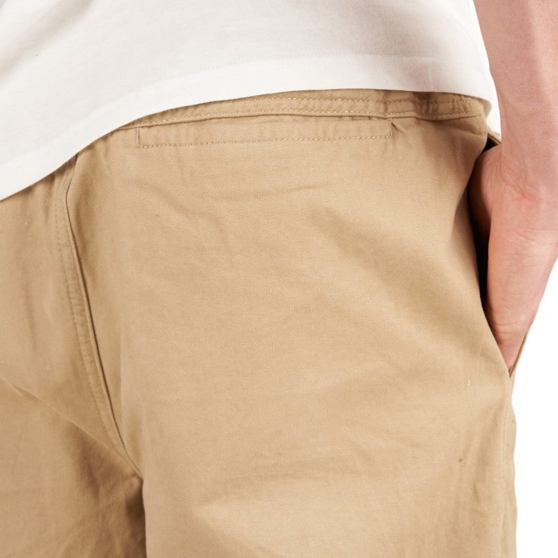 stussy brushed beach pant khaki 822891