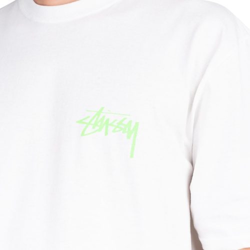 stussy dance energy tee weiss grun 554680