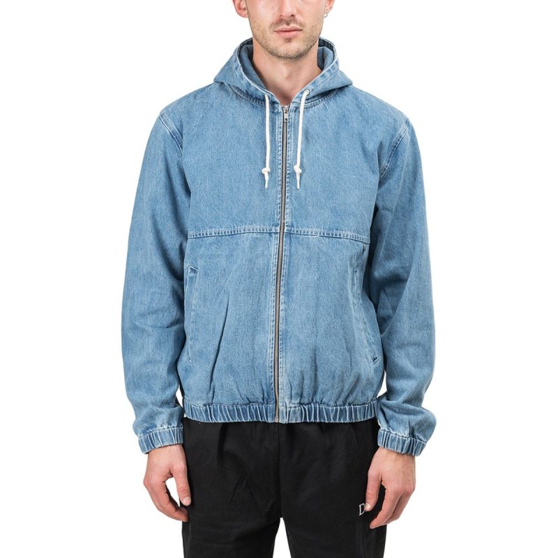 stussy denim work jacket blau 152653