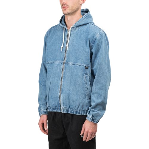 stussy denim work jacket blau 600466