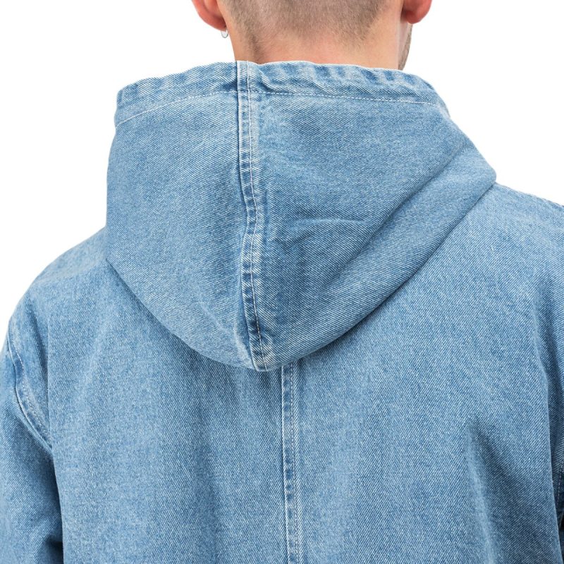 stussy denim work jacket blau 933290