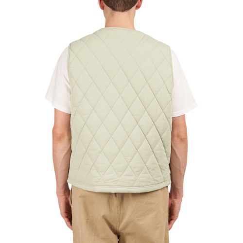 stussy diamond quilted vest salbei 220216