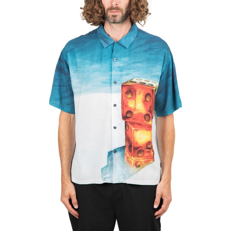 stussy dice painting shirt multi 598782