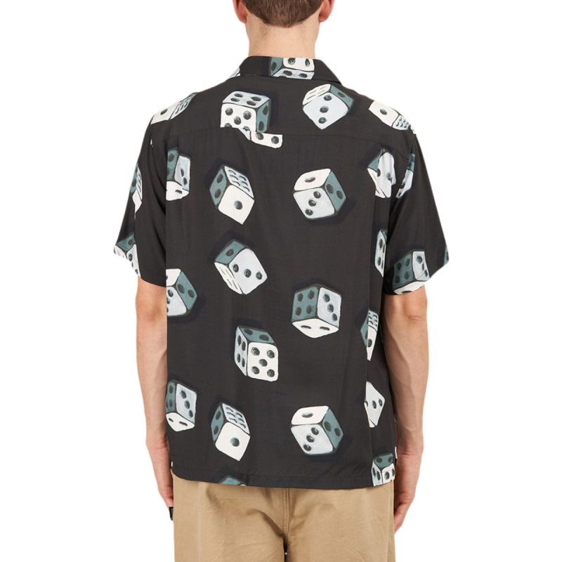 stussy dice pattern shirt schwarz 947468