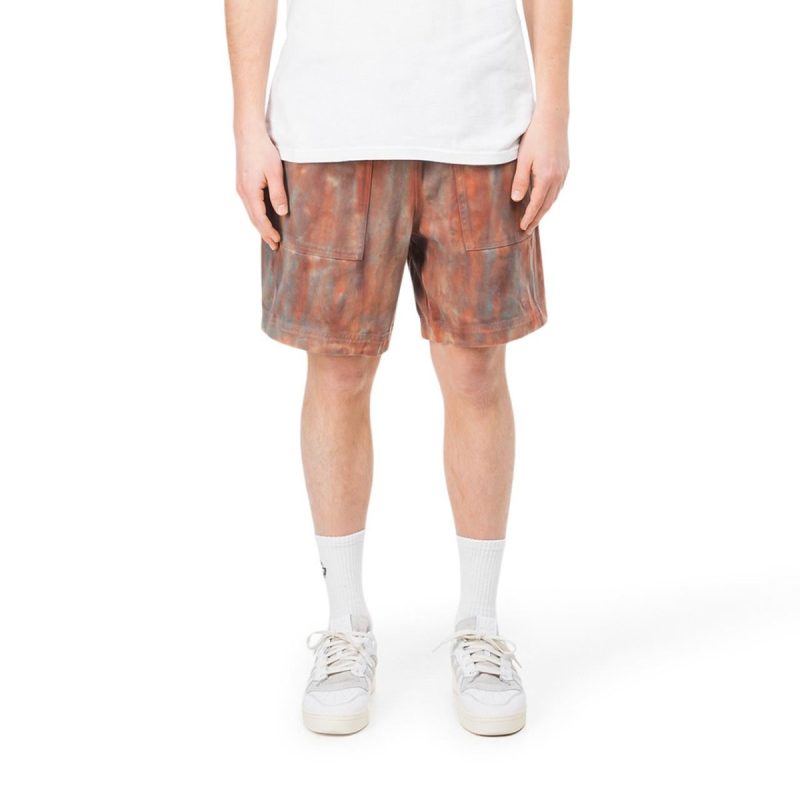 stussy dyed easy shorts rot 183600