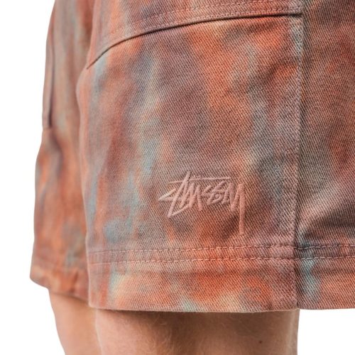 stussy dyed easy shorts rot 510171