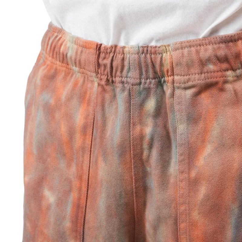 stussy dyed easy shorts rot 590066