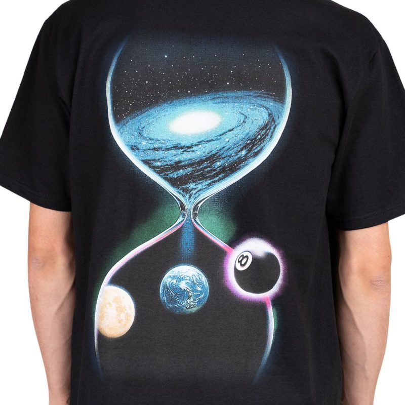 stussy galaxy tee schwarz multi 463417