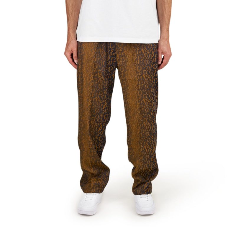 stussy leopard jacquard bryan pant multi 259209