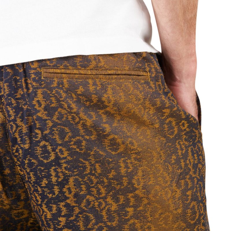 stussy leopard jacquard bryan pant multi 589251