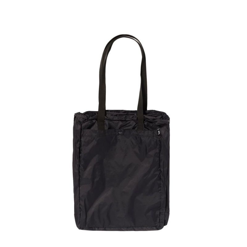 stussy light weight travel tote bag schwarz 198489