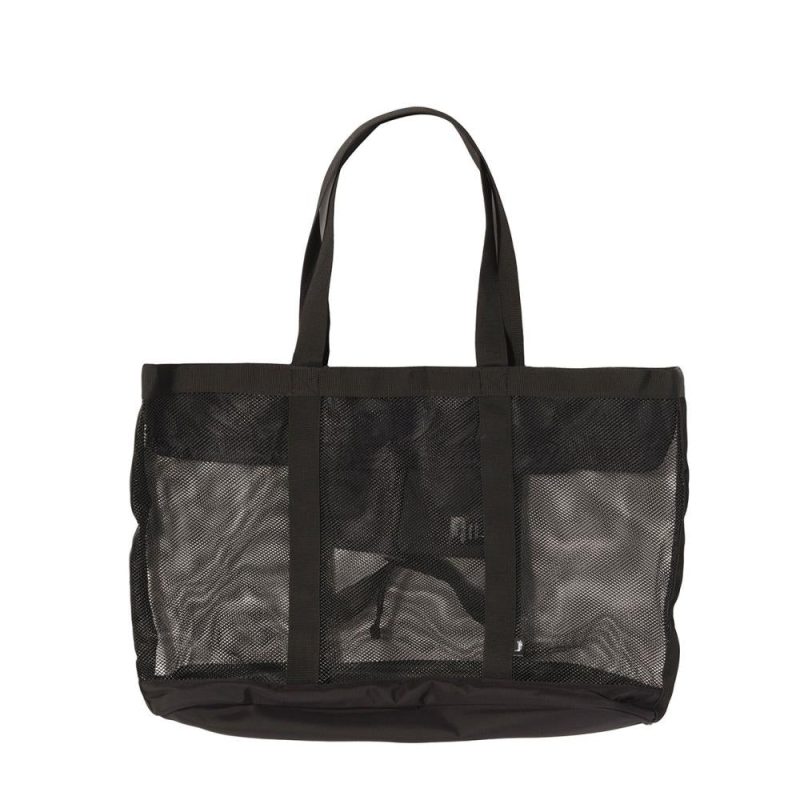 stussy mesh beach tote bag schwarz 223792