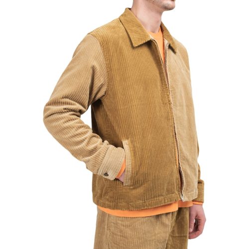 stussy mix up cord jacket braun beige 232297