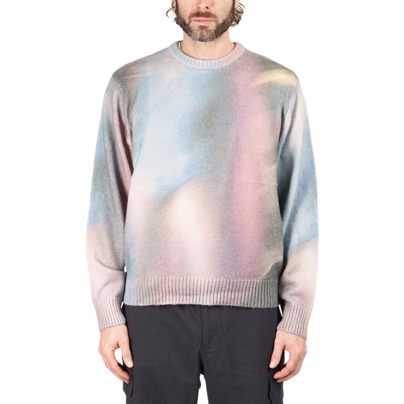 stussy motion sweater multi 715934