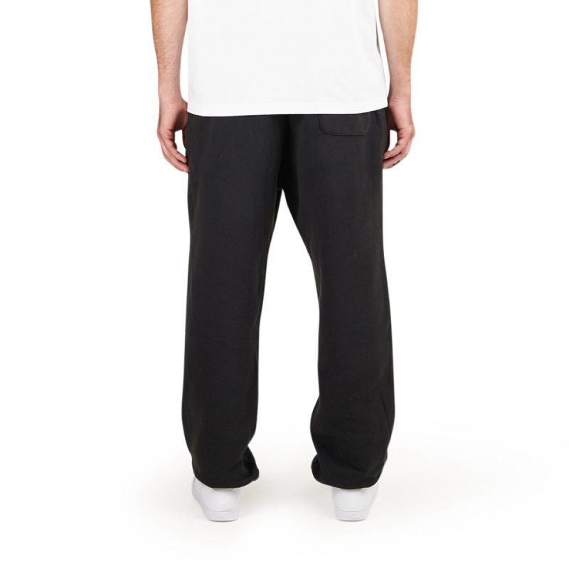 stussy overdyed stock logo pant schwarz 627788