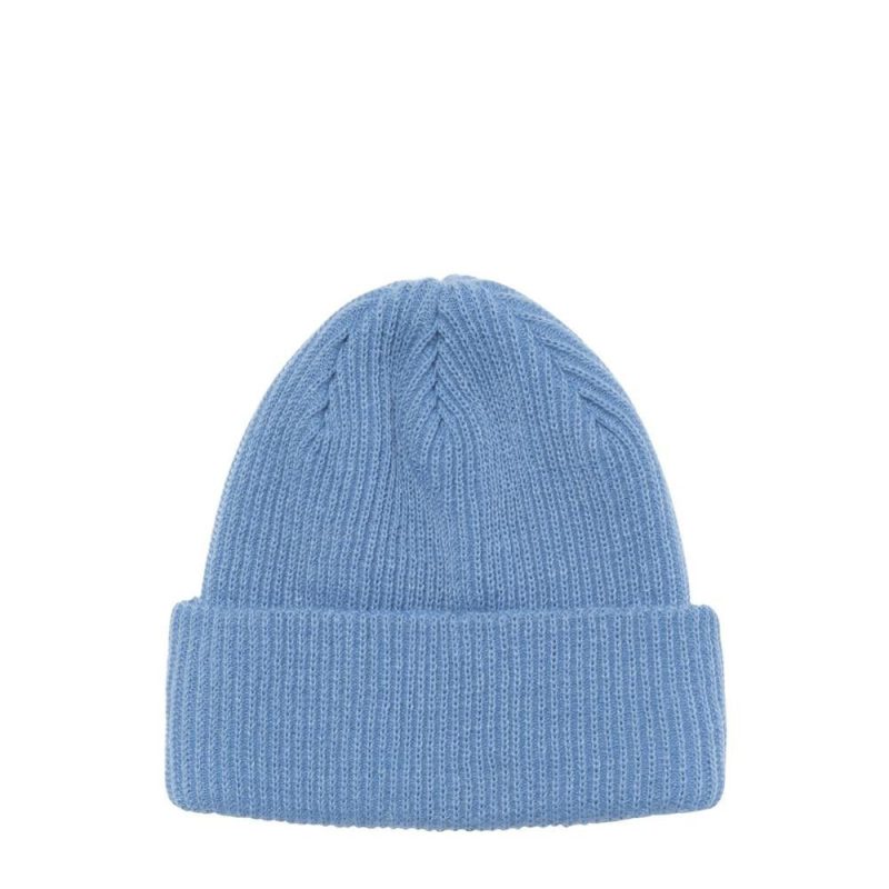 stussy patch cuff beanie blau 358554