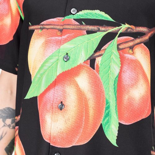 stussy peach pattern shirt schwarz 164134