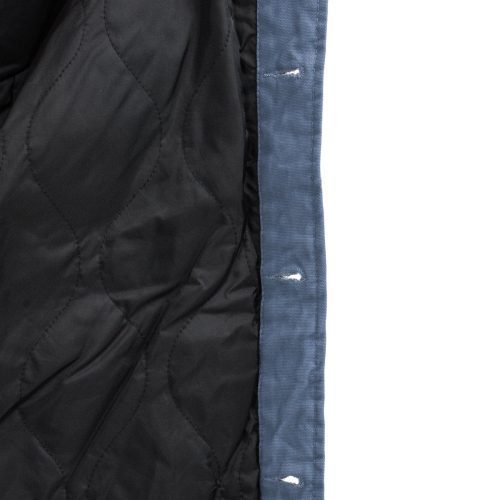 stussy quilted chore coat blau 592461