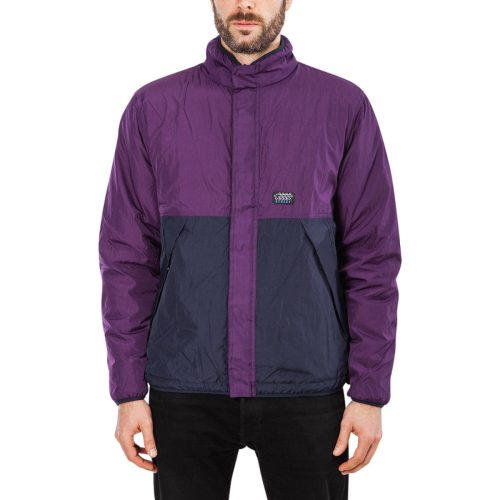 stussy reversible micro fleece jacket gelb 512426