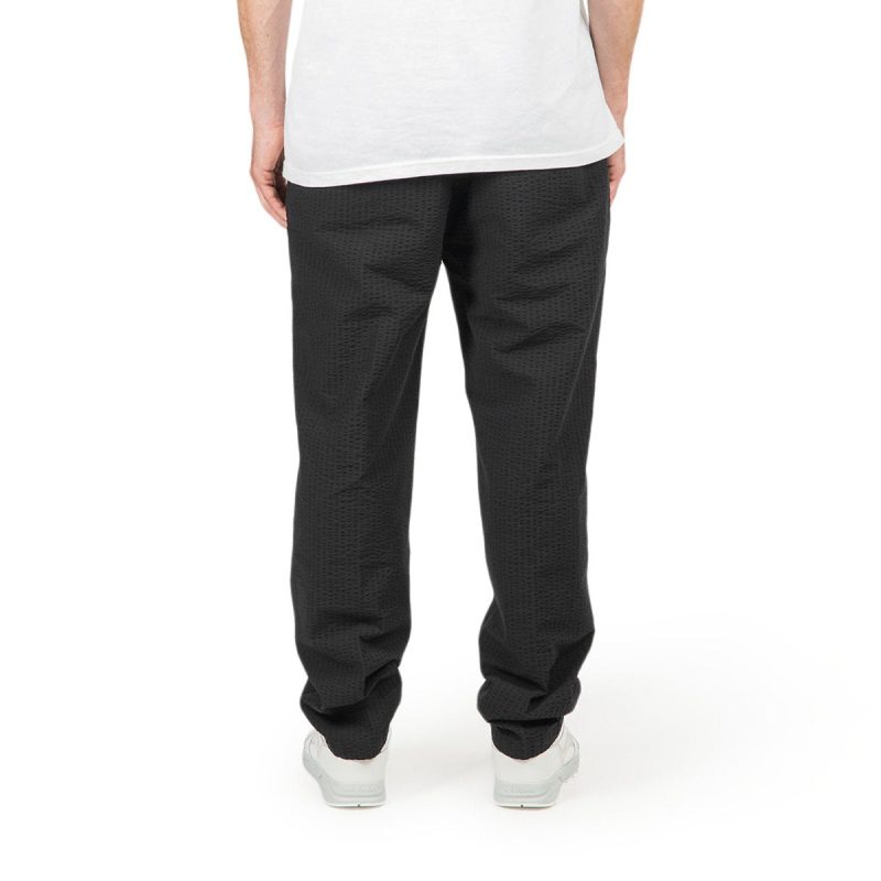 stussy seersucker bryan pant schwarz 260759