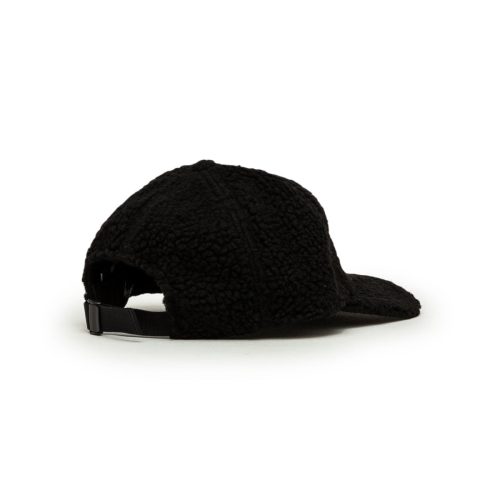 stussy sherpa fleece low pro cap schwarz 535682